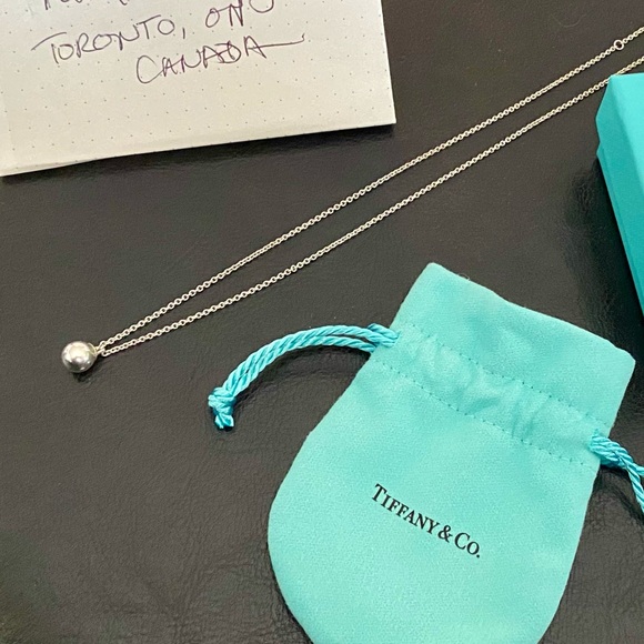 Tiffany & Co mini Hardwear ball silver necklace - Picture 2 of 10